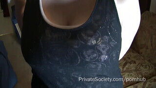 Private Society - Óriás tőgyes házastárs cidázása