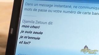 Csábos tinédzser arab picsa leszopja a hímvesszőt