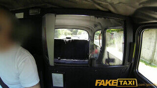 FakeTaxi - Rio Lee a gigászi mellű fekete bige