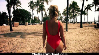 TheRealWorkout - A óriási popós Kelsi keményen megdöngetve
