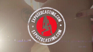 EXPOSED Casting Forgatás - Lucy Shine engedi segg lyukba az legelső castingján
