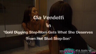 My Pervy Family - Gia Vendetti a bűbájos vékony milf