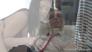 Young anal Tryouts - egy krapek és három csajszika !!!