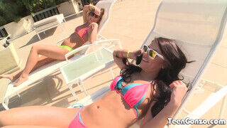 TEENGONZO - Carter Cruise és Adriana Chechik édeshármasban kufirconlak