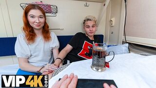 Tinédzser vörös mia anal dugást vállal idegen figyelemért a vonaton