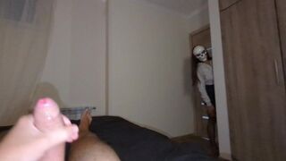 Gyönyörű milf szellem csak halloween éjszakáján jön el kefélni